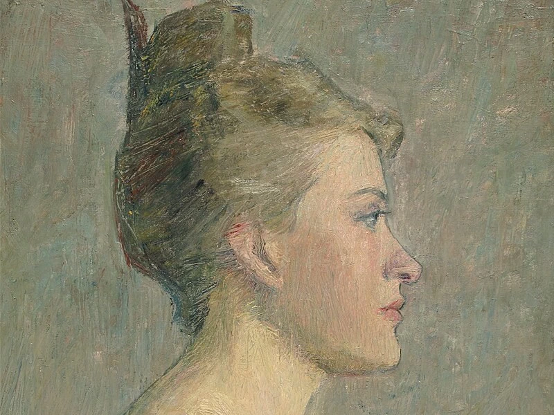 1857-Mary Rogers Williams - Un profilo, c. 1895